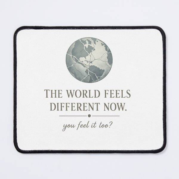 Item preview, The World Feels Different Now – Cracked Earth Aesthetic T-Shirt designed and sold by Kaehaniz.