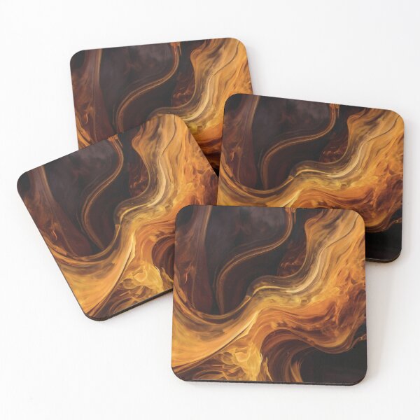 Item preview, Molten Amber River In The Dark designed and sold by PrintBLAIDE.