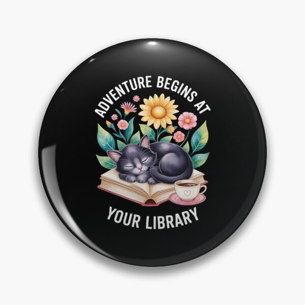 Item preview, Adventure Begins At Your Library Summer Reading designed and sold by MarryIsMonth.