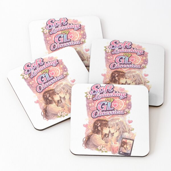 Item preview, Soft Launching My GL Obsession – Girls Love Anime Yuri Aesthetic designed and sold by Item Geeks.