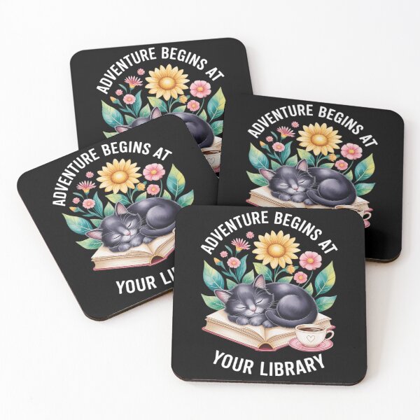Item preview, Adventure Begins At Your Library Summer Reading designed and sold by MarryIsMonth.