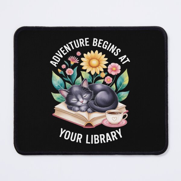 Item preview, Adventure Begins At Your Library Summer Reading designed and sold by MarryIsMonth.