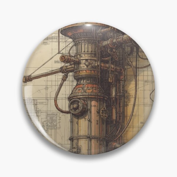 Item preview, Machine Blueprints B designed and sold by AbstractAnom.