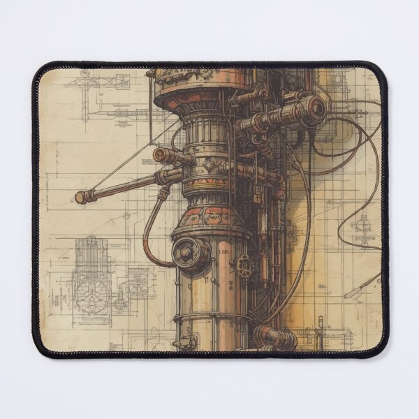 Item preview, Machine Blueprints B designed and sold by AbstractAnom.