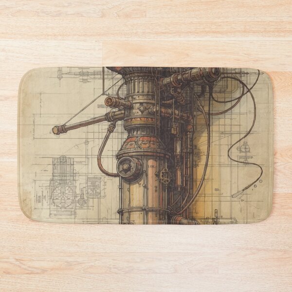 Item preview, Machine Blueprints B designed and sold by AbstractAnom.