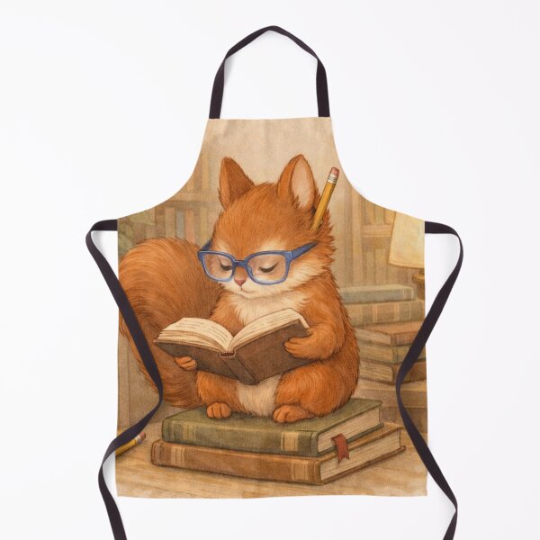 Item preview, The Bookish Squirrel designed and sold by SecretSquirrellDesigns.