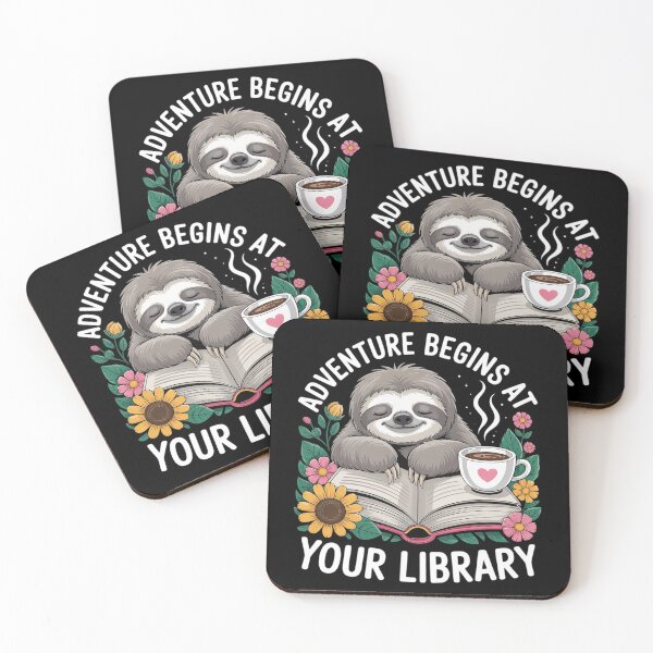 Item preview, Adventure Begins At Your Library Summer Reading9 designed and sold by MarryIsMonth.