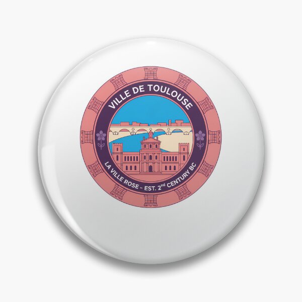 Item preview, Toulouse France Ville Rose City Emblem Vintage designed and sold by k3rstman1.