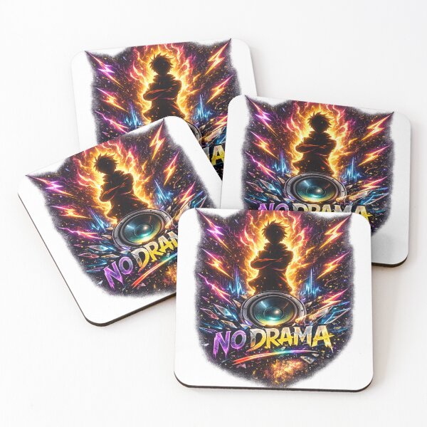 Item preview, No Drama Anime Glow T-Shirt – Explosive Energy Streetwear designed and sold by Impressive Roy .