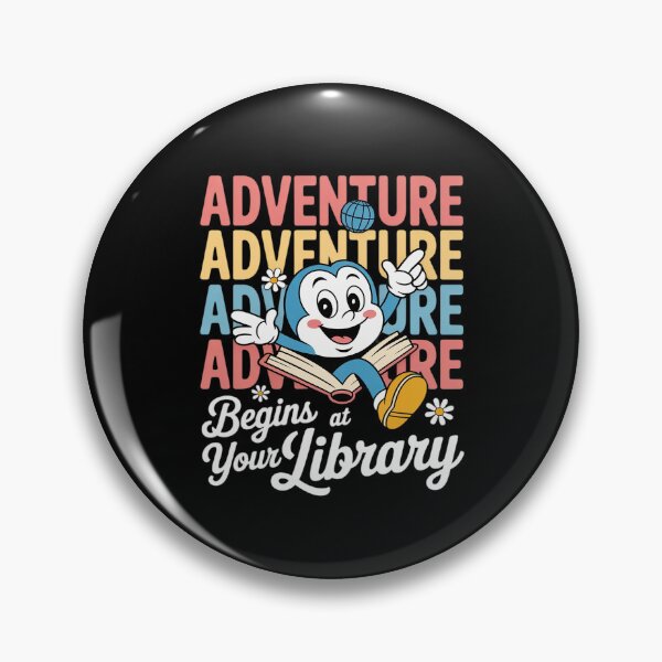 Item preview, Adventure Begins at Your Library designed and sold by MarryIsMonth.