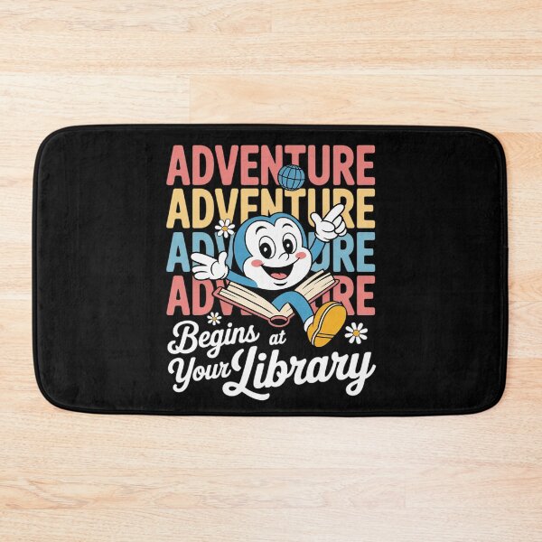 Item preview, Adventure Begins at Your Library designed and sold by MarryIsMonth.