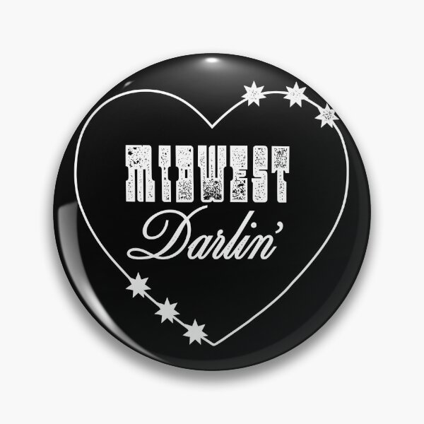 Item preview, Midwest Darlin Heart Graphic Country Western designed and sold by SpookshowDesign.