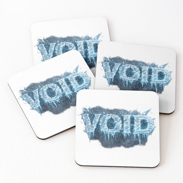 Item preview, Ice VOID – Frozen Crystal Word with Blue Glow designed and sold by BoldLineDesign.