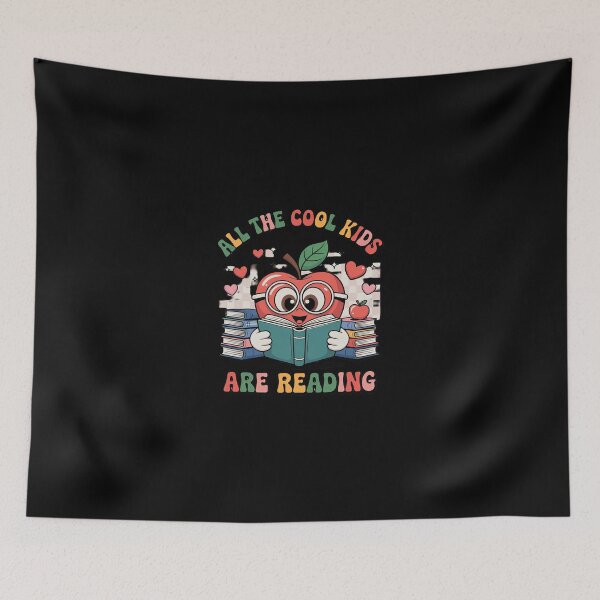 Item preview, All The Cool Kids Are Reading Book Reading Teacher School designed and sold by SyntaxClaw.