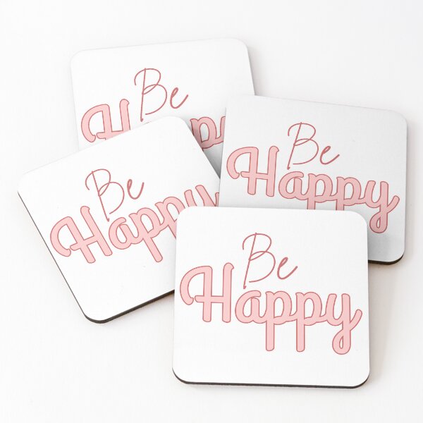 Item preview, Be Happy – Minimal Positive Quote Typography Aesthetic design element  designed and sold by AESTHETIC-FLAIR.