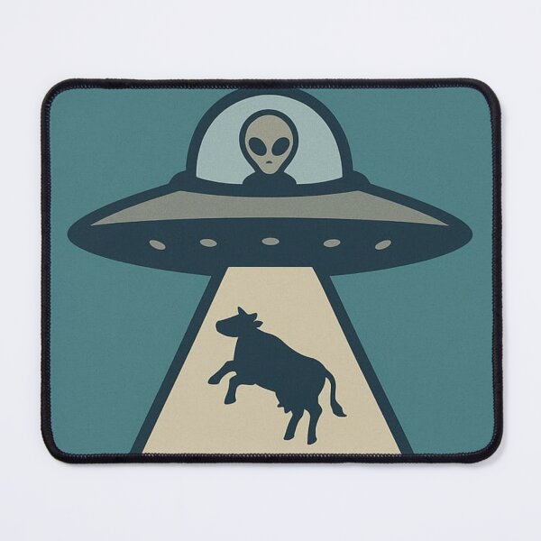 Item preview, UFO Taking Cow designed and sold by CryptidOutfittersCo.