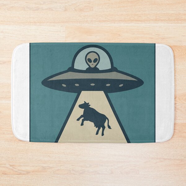 Item preview, UFO Taking Cow designed and sold by CryptidOutfittersCo.