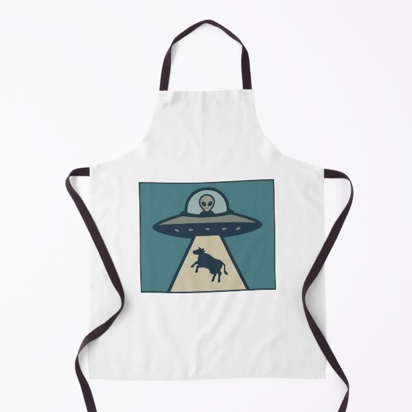 Item preview, UFO Taking Cow designed and sold by CryptidOutfittersCo.