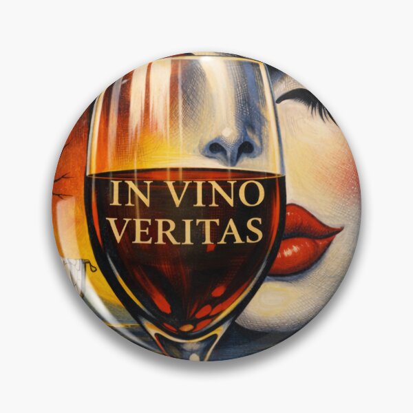 Item preview,  Woman and glass of wine. IN VINO VERITAS designed and sold by Natart1004.