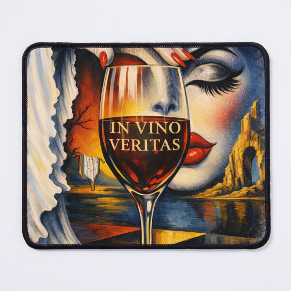 Item preview, Woman and glass of wine. IN VINO VERITAS designed and sold by Natart1004.