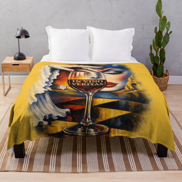 Item preview, Woman and glass of wine. IN VINO VERITAS designed and sold by Natart1004.