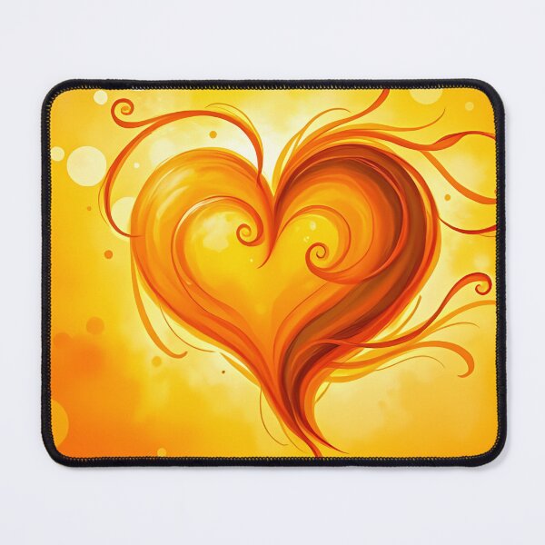 Item preview, Golden Fire Heart designed and sold by CalmnessbyChoice.