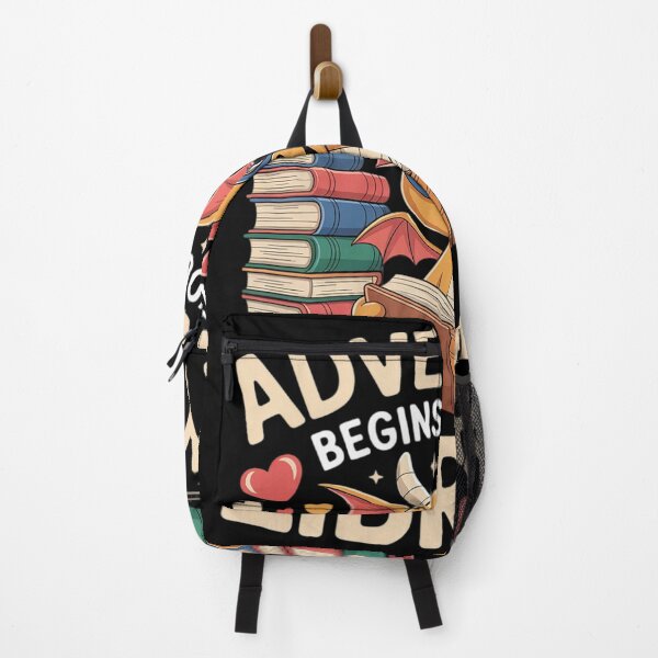 Item preview, Book Lover Adventure Summer Adventure Begins At Your Library designed and sold by SyntaxClaw.