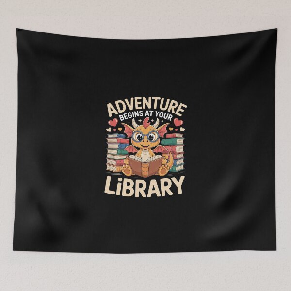 Item preview, Book Lover Adventure Summer Adventure Begins At Your Library designed and sold by SyntaxClaw.