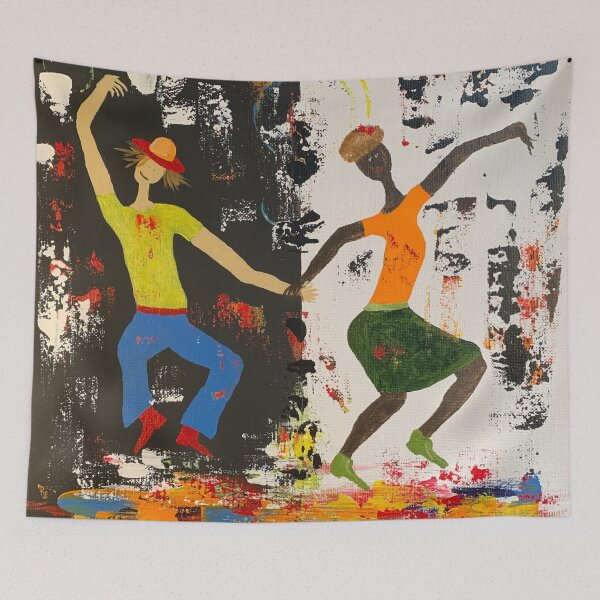 Item preview, Happy Dancers I designed and sold by Art Rendez-vous.