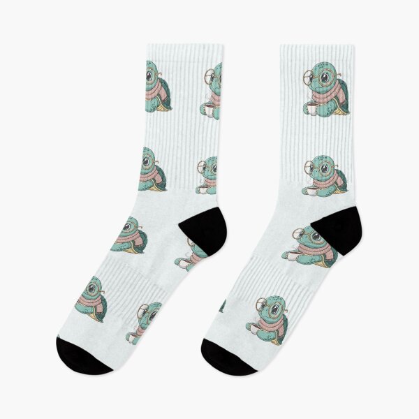 Item preview, Kawaii Turtle Coffee time winter  designed and sold by Moon's Arts.