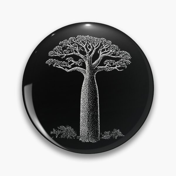 Item preview, African Baobab Tree of Life Dotwork Silhouette designed and sold by ConcienciaEco.