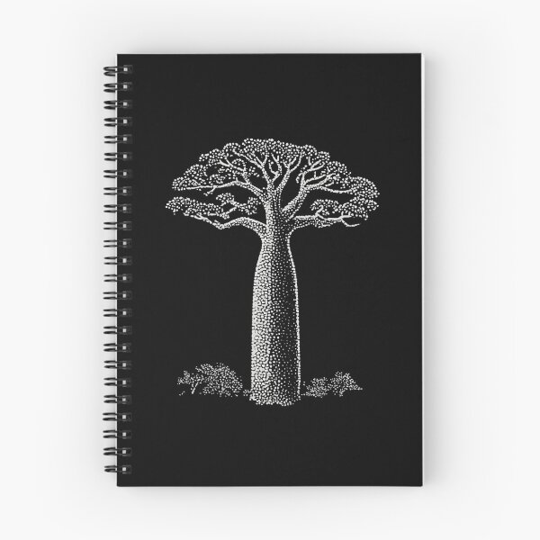 Item preview, African Baobab Tree of Life Dotwork Silhouette designed and sold by ConcienciaEco.