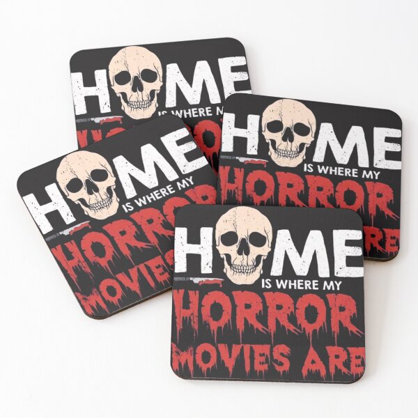 Item preview, Home is where my horor movies are designed and sold by BugiDesignArt.