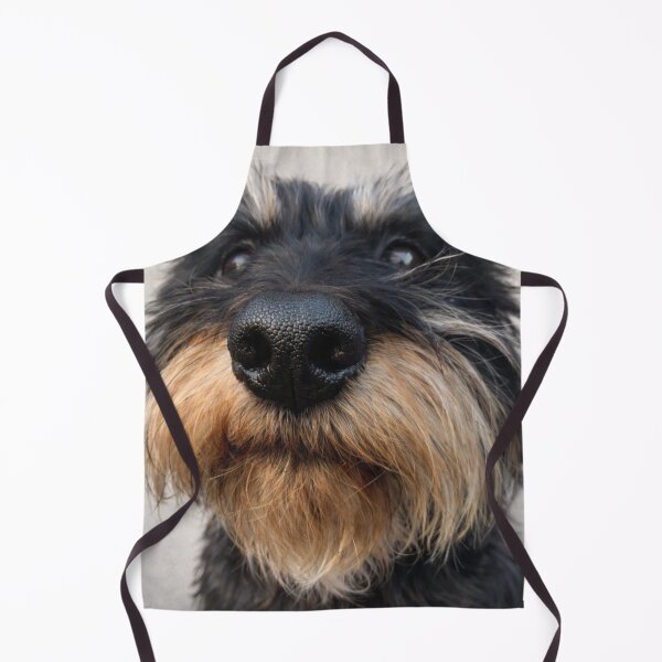 Item preview, Wirehaired Dachshund Portrait – Cute Dog Close-Up Illustration designed and sold by Darlin8888.