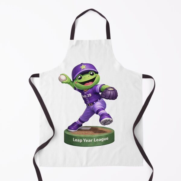 Item preview, Leap Year Baseball Bobblehead - Frog Pitching designed and sold by Leap29 Designs.