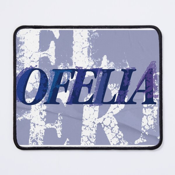 Item preview, Ophelia: Grunge Typography and Blue Texture designed and sold by mikkofff.