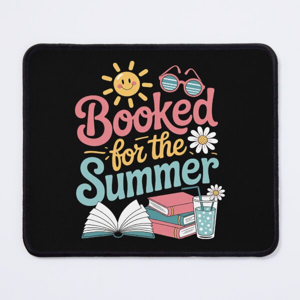 Item preview, Booked For The Summer Reading Bookworm designed and sold by MarryIsMonth.