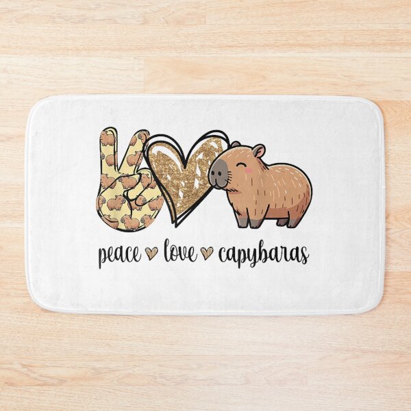 Item preview, Kawaii Kids Womens Girls Peace Love Meme Lover Capybara Art for Men Women Kids , Capybara Gift Lover  designed and sold by DZIRI NAJAT.