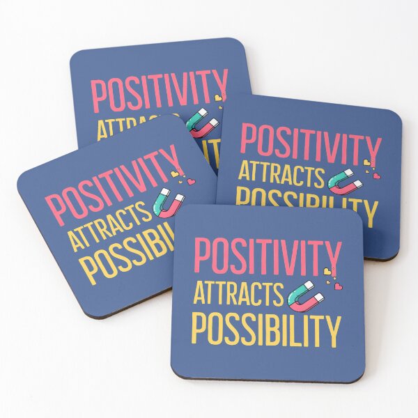 Item preview, Positivity Attracts Possibility – Uplifting Motivation Design designed and sold by ys96.