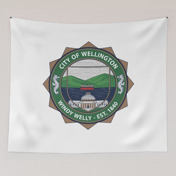Item preview, Wellington New Zealand City Emblem 1840 designed and sold by k3rstman1.
