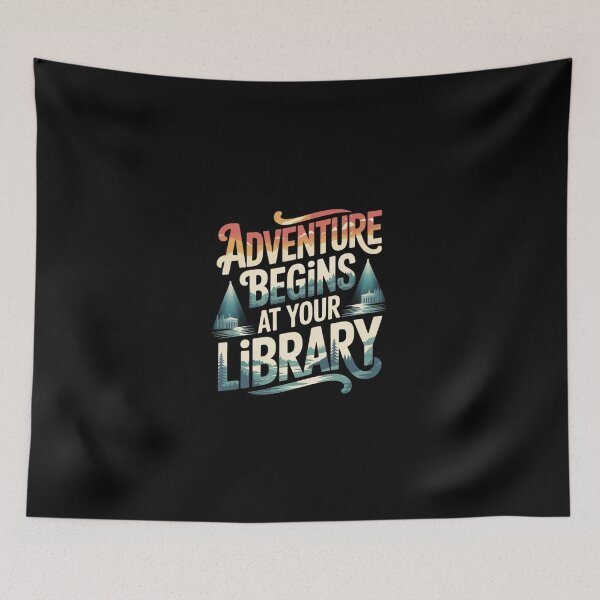 Item preview, Camping Adventure Begins At Your Library Summer Reading 2024 designed and sold by SyntaxClaw.