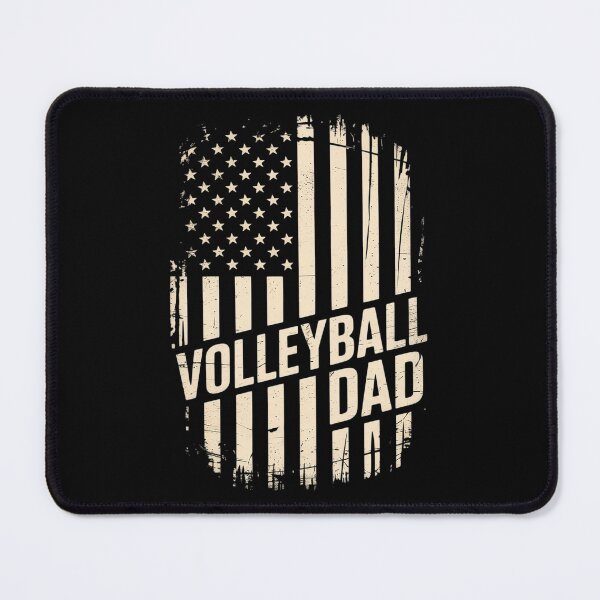 Item preview, USA American Flag Proud Volleyball Dad Silhouette designed and sold by FadeOfThrone.