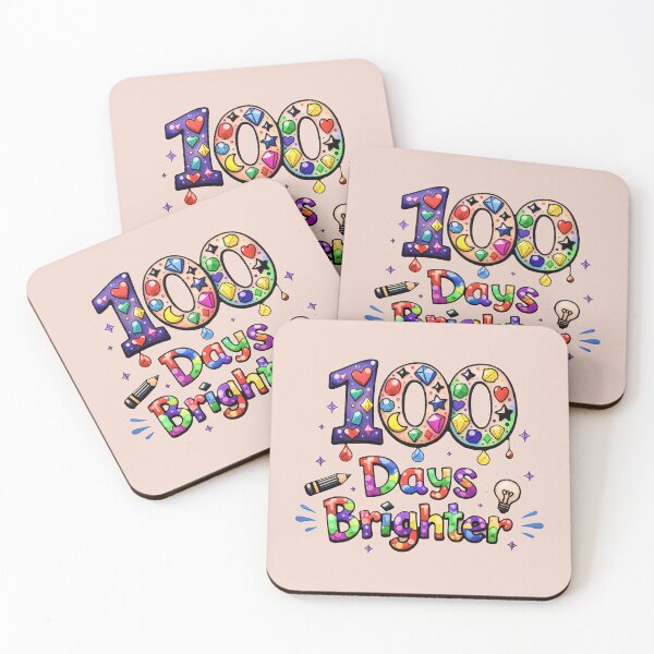 Item preview, 100 Days of School Brighter, Cute 100th Day of School  designed and sold by gear-posters.