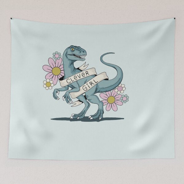 Item preview, Clever Girl velociraptor designed and sold by OHBOY! Handmade.