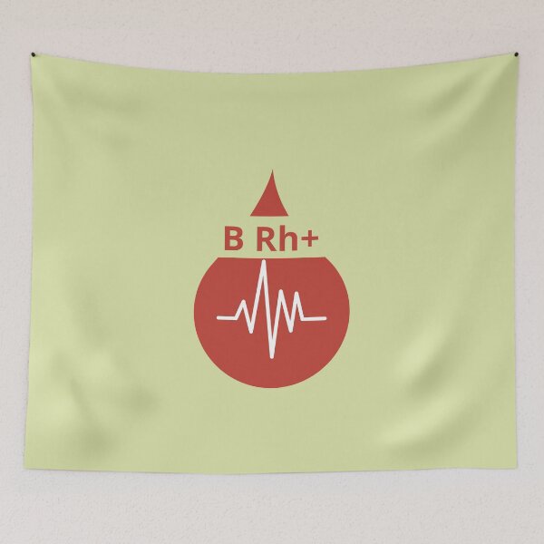 Item preview, B Rh+ Blood Type – Medical ECG Design | Perfect Gift designed and sold by Rafcioo.
