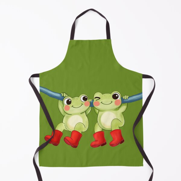 Item preview, Cute Spring Frogs in Red Boots designed and sold by KomparrowStudio.