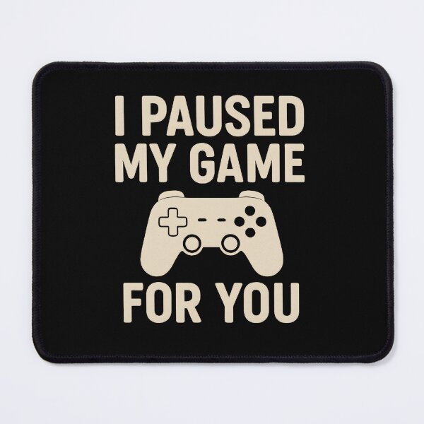 Item preview, I Paused My Game For You – Gamer Valentine Love Shirt designed and sold by SVALANART.