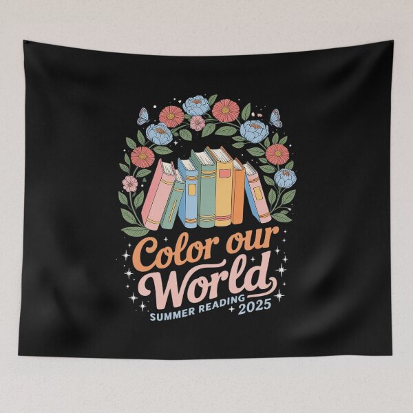 Item preview, Color Our World Summer Reading 2025 Book Wildflowers designed and sold by MarryIsMonth.