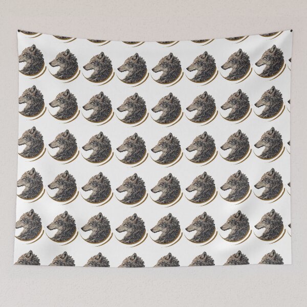 Item preview, Wolf Head Profile - Mosaic Pattern Art. designed and sold by LunaPrintCo.