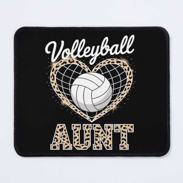 Item preview, Volleyball Aunt Leopard Heart designed and sold by AquaKiev.